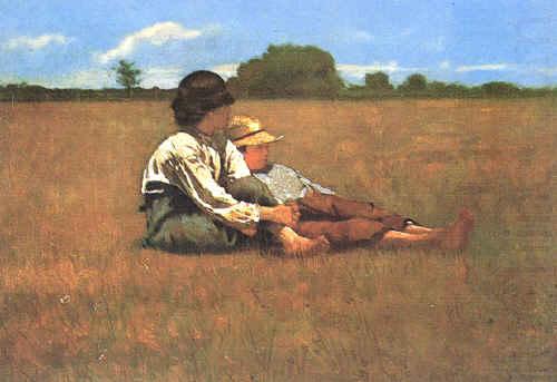 Boys in a Pasture, Winslow Homer